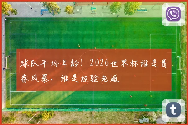 球队平均年龄!2026世界杯谁是青春风暴,谁是经验老道